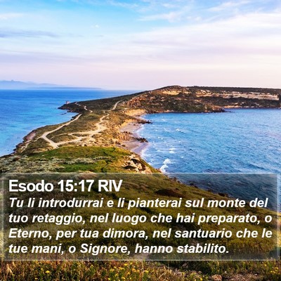 Esodo 15:17 RIV Bible Verse Image