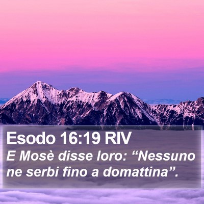 Esodo 16:19 RIV Bible Verse Image