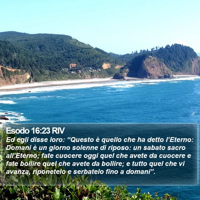 Esodo 16:23 RIV Bible Verse Image