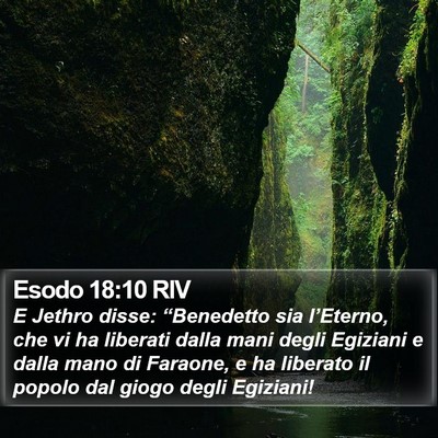 Esodo 18:10 RIV Bible Verse Image