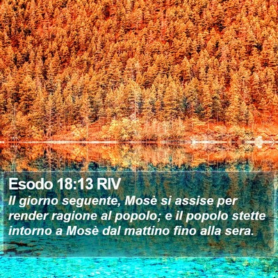 Esodo 18:13 RIV Bible Verse Image