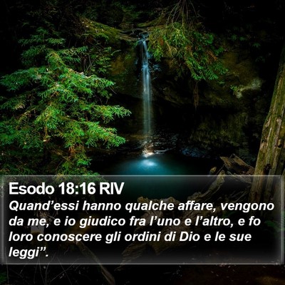 Esodo 18:16 RIV Bible Verse Image