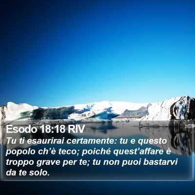 Esodo 18:18 RIV Bible Verse Image