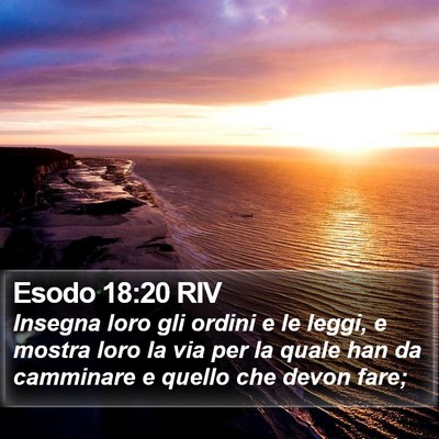 Esodo 18:20 RIV Bible Verse Image