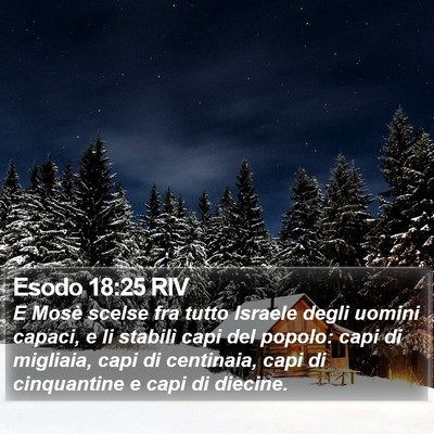 Esodo 18:25 RIV Bible Verse Image