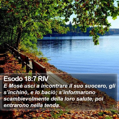 Esodo 18:7 RIV Bible Verse Image