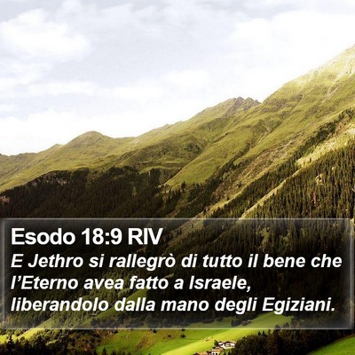 Esodo 18:9 RIV Bible Verse Image