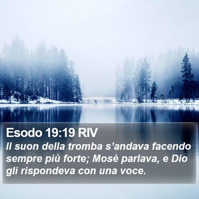 Esodo 19:19 RIV Bible Verse Image