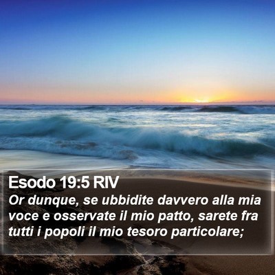 Esodo 19:5 RIV Bible Verse Image