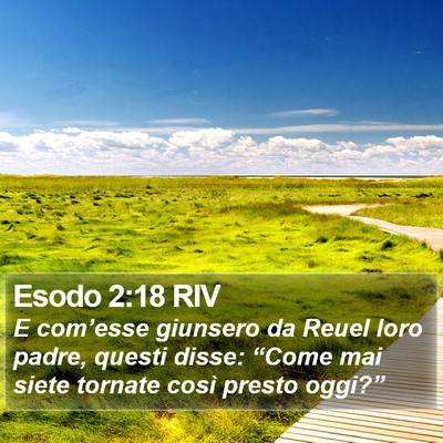 Esodo 2:18 RIV Bible Verse Image