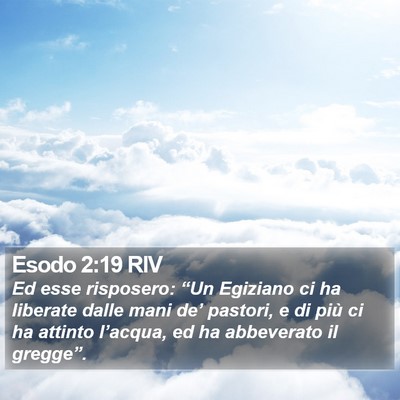 Esodo 2:19 RIV Bible Verse Image