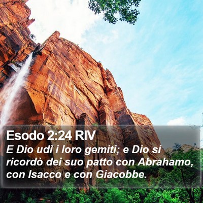 Esodo 2:24 RIV Bible Verse Image