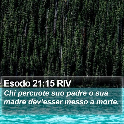 Esodo 21:15 RIV Bible Verse Image