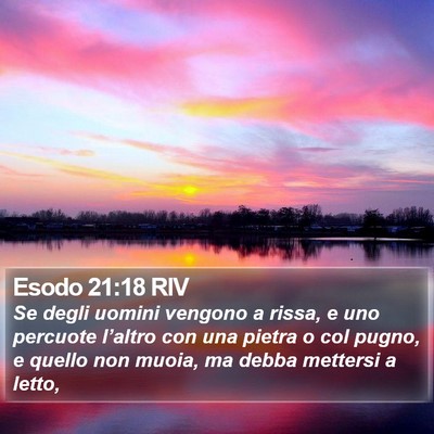 Esodo 21:18 RIV Bible Verse Image