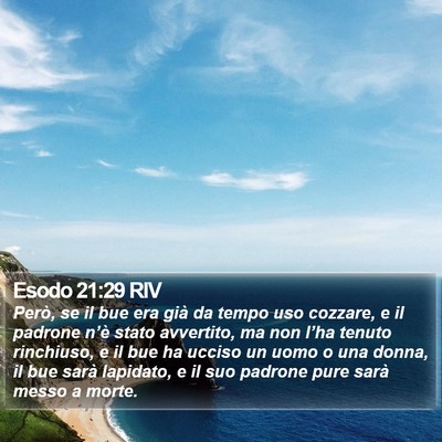 Esodo 21:29 RIV Bible Verse Image