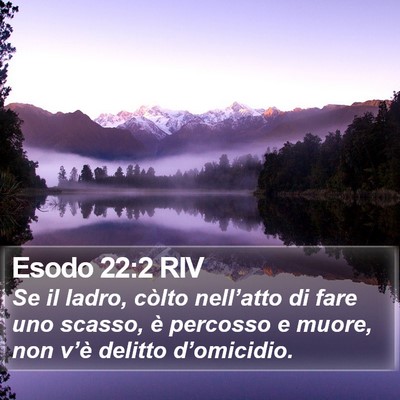 Esodo 22:2 RIV Bible Verse Image