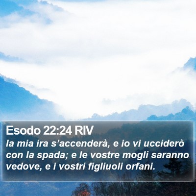 Esodo 22:24 RIV Bible Verse Image