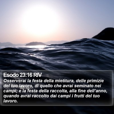 Esodo 23:16 RIV Bible Verse Image