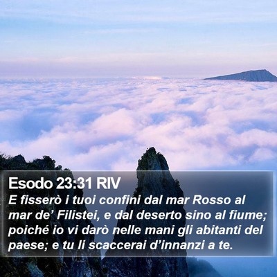 Esodo 23:31 RIV Bible Verse Image