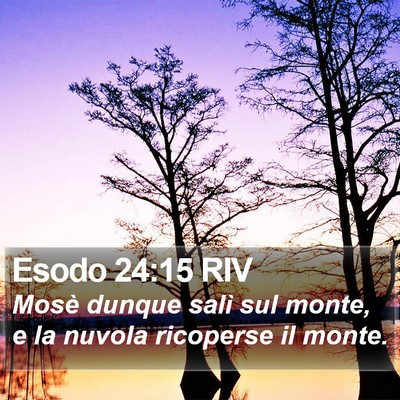 Esodo 24:15 RIV Bible Verse Image