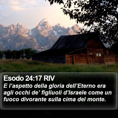 Esodo 24:17 RIV Bible Verse Image