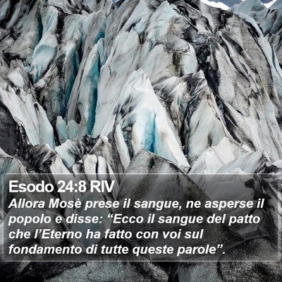 Esodo 24:8 RIV Bible Verse Image