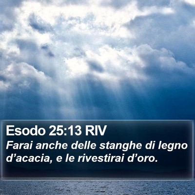 Esodo 25:13 RIV Bible Verse Image