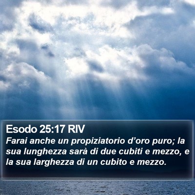 Esodo 25:17 RIV Bible Verse Image