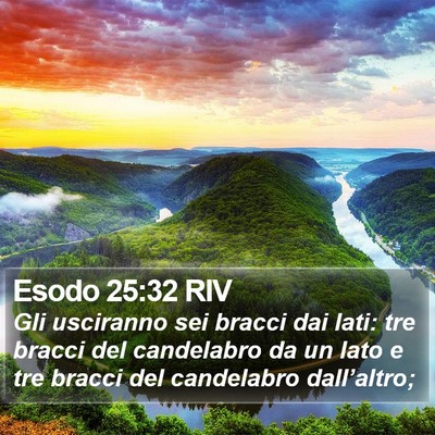 Esodo 25:32 RIV Bible Verse Image
