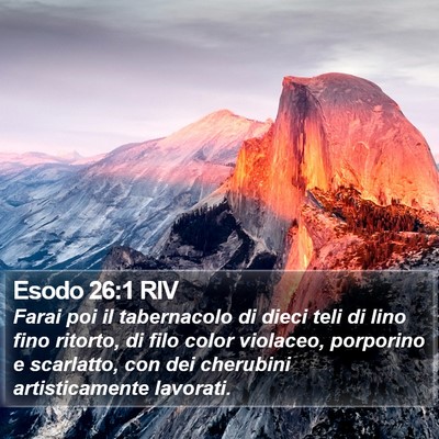 Esodo 26:1 RIV Bible Verse Image