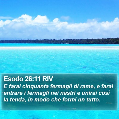 Esodo 26:11 RIV Bible Verse Image