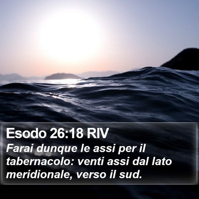 Esodo 26:18 RIV Bible Verse Image