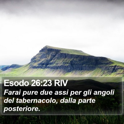 Esodo 26:23 RIV Bible Verse Image
