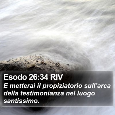 Esodo 26:34 RIV Bible Verse Image
