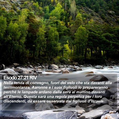 Esodo 27:21 RIV Bible Verse Image
