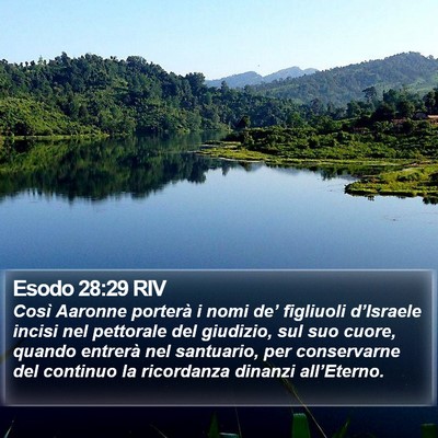 Esodo 28:29 RIV Bible Verse Image
