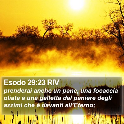 Esodo 29:23 RIV Bible Verse Image