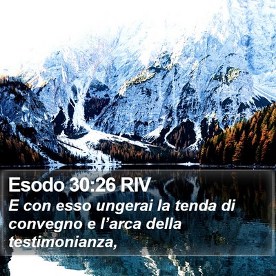 Esodo 30:26 RIV Bible Verse Image
