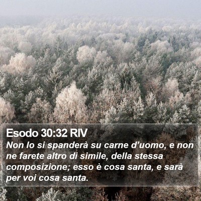 Esodo 30:32 RIV Bible Verse Image