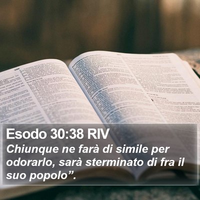 Esodo 30:38 RIV Bible Verse Image