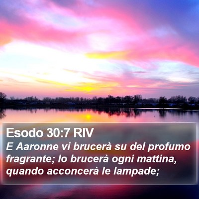 Esodo 30:7 RIV Bible Verse Image