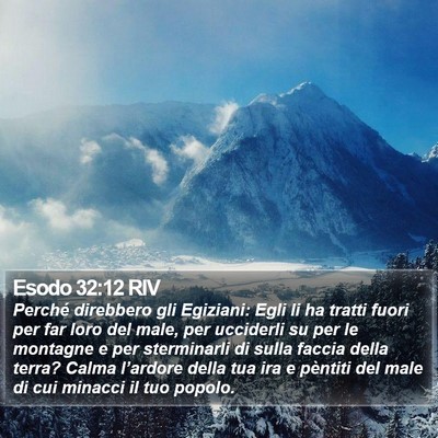 Esodo 32:12 RIV Bible Verse Image
