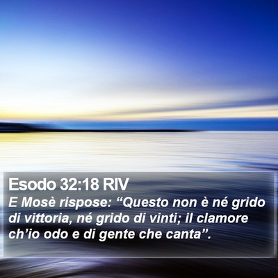 Esodo 32:18 RIV Bible Verse Image