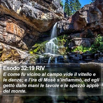 Esodo 32:19 RIV Bible Verse Image