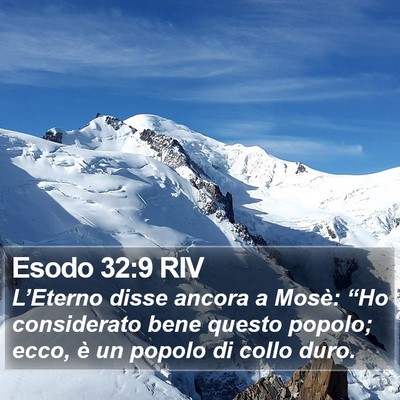 Esodo 32:9 RIV Bible Verse Image