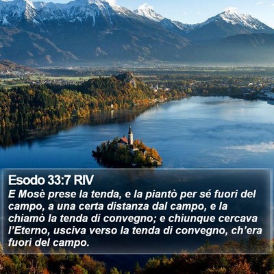 Esodo 33:7 RIV Bible Verse Image