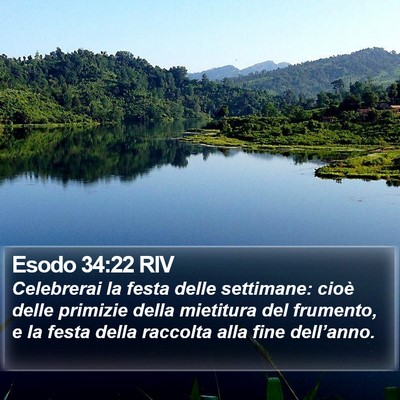 Esodo 34:22 RIV Bible Verse Image