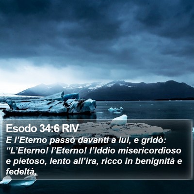 Esodo 34:6 RIV Bible Verse Image