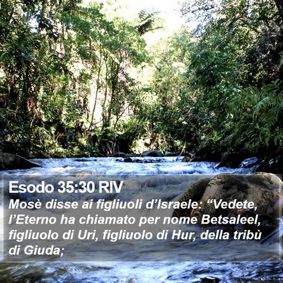 Esodo 35:30 RIV Bible Verse Image