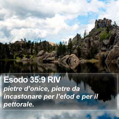Esodo 35:9 RIV Bible Verse Image